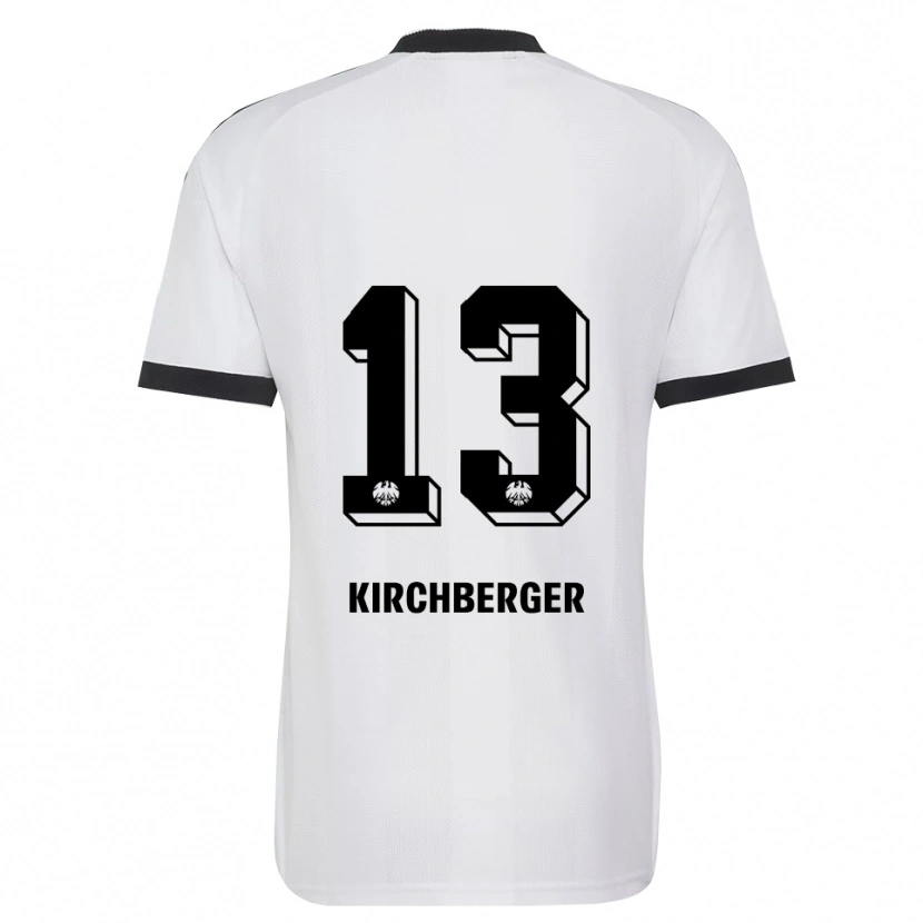 Danxen Criança Camisola Virginia Kirchberger #13 Branco Preto Alternativa 2026/27 Camisa