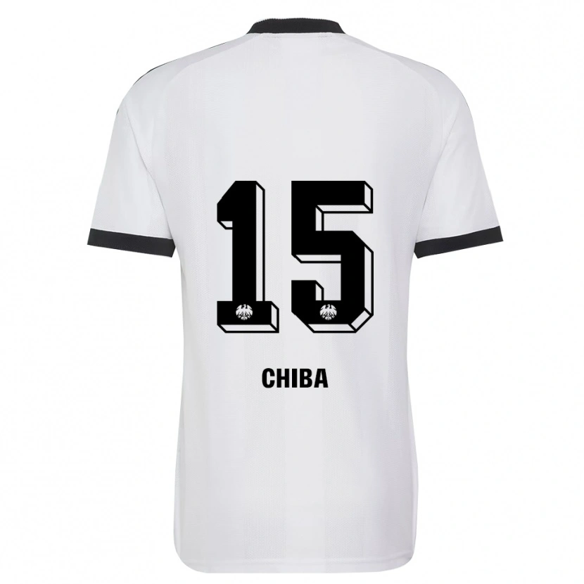 Danxen Criança Camisola Remina Chiba #15 Branco Preto Alternativa 2026/27 Camisa