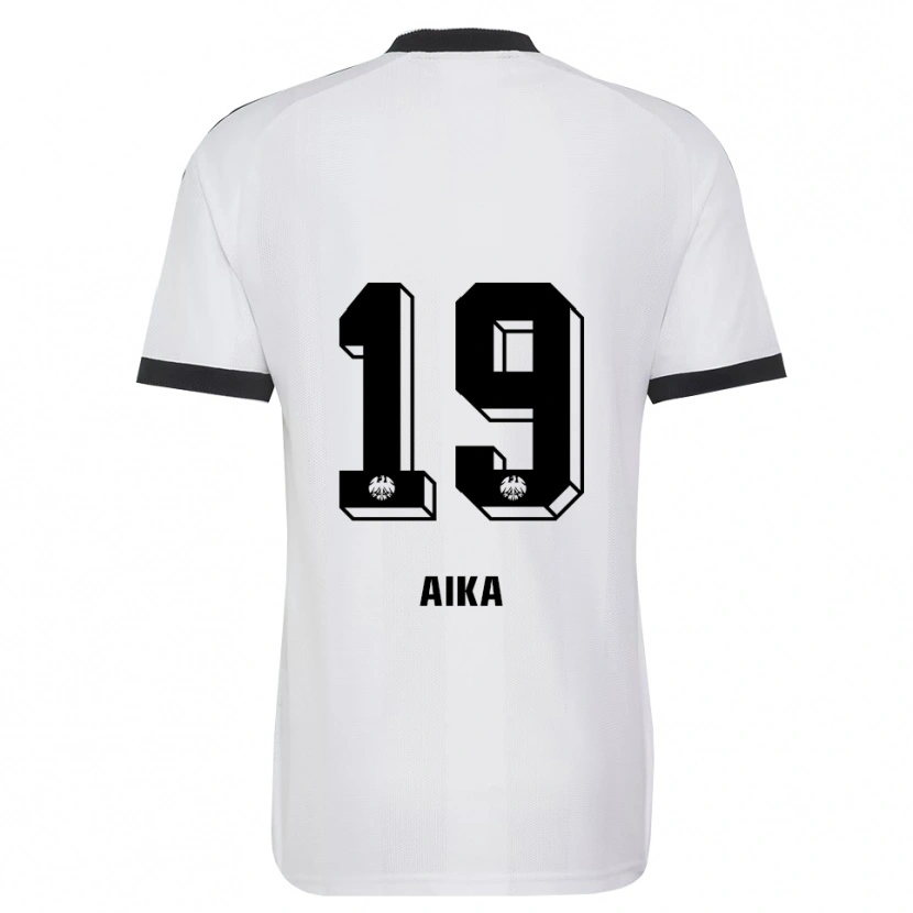 Danxen Criança Camisola Israel Aika #19 Branco Preto Alternativa 2026/27 Camisa