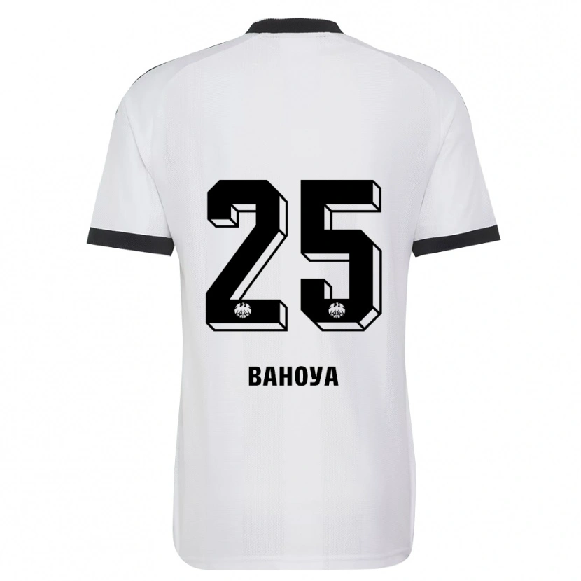 Danxen Criança Camisola Paul Bahoya #25 Branco Preto Alternativa 2026/27 Camisa