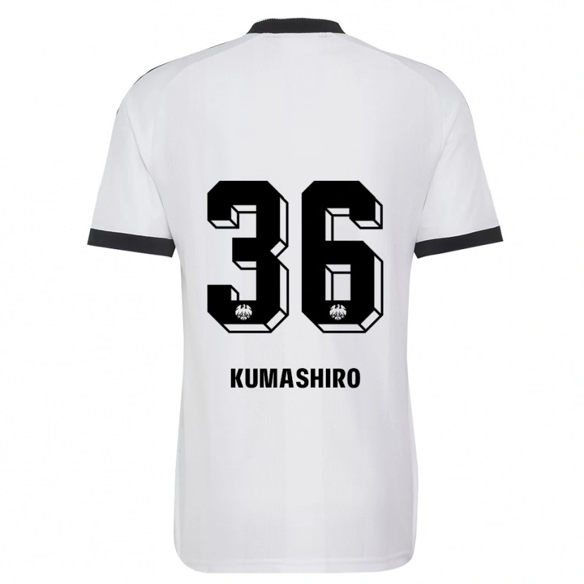 Danxen Criança Camisola Keito Kumashiro #36 Branco Preto Alternativa 2026/27 Camisa