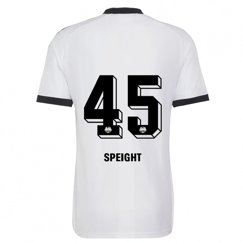 Danxen Criança Camisola Benjamin Speight #45 Branco Preto Alternativa 2026/27 Camisa