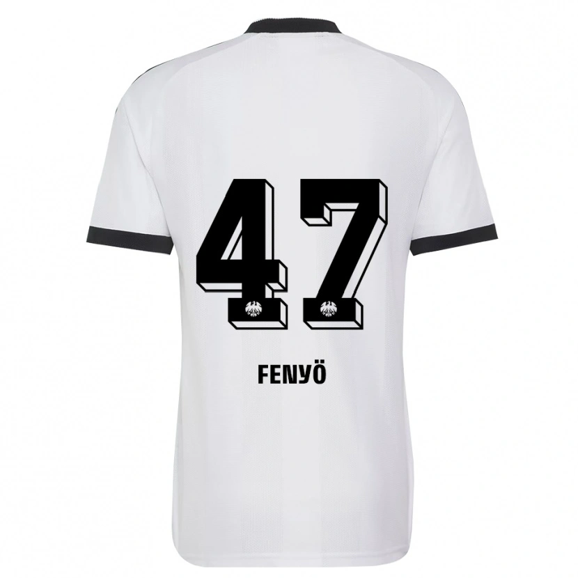 Danxen Criança Camisola Noah Fenyö #47 Branco Preto Alternativa 2026/27 Camisa
