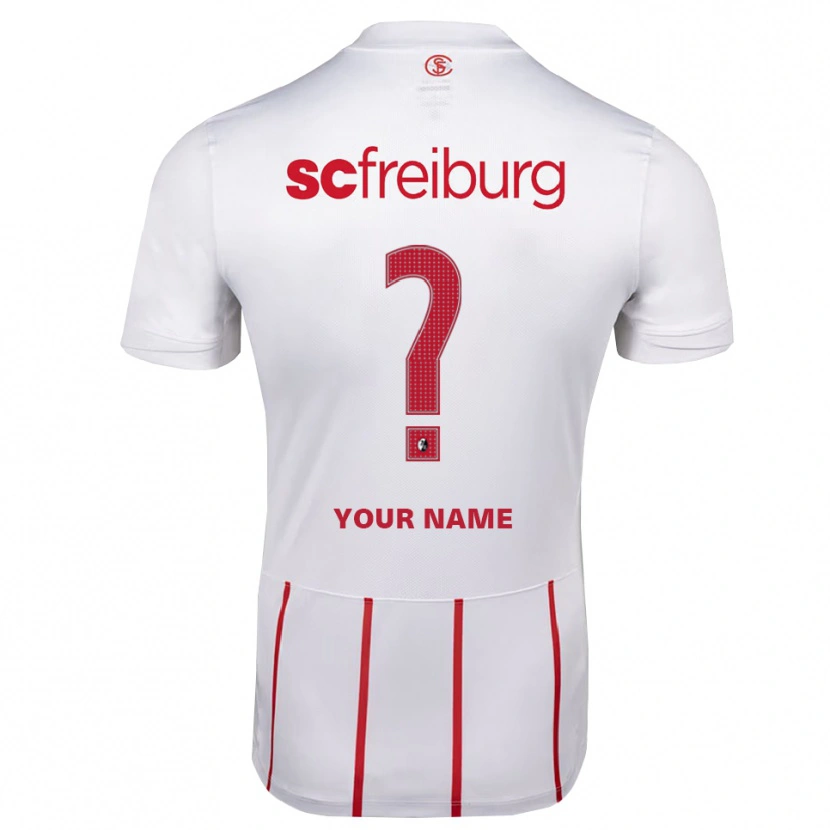 Danxen Criança Camisola Seu Nome #0 Branco Vermelho Amarelo Alternativa 2026/27 Camisa