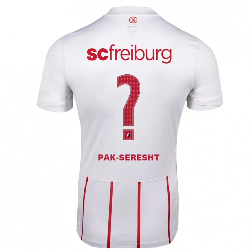 Danxen Criança Camisola Puyan Pak-Seresht #0 Branco Vermelho Amarelo Alternativa 2026/27 Camisa