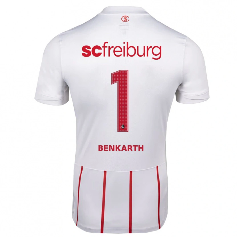 Danxen Criança Camisola Laura Benkarth #1 Branco Vermelho Amarelo Alternativa 2026/27 Camisa