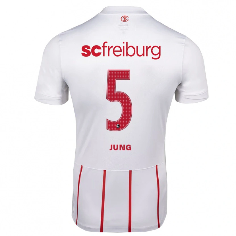 Danxen Criança Camisola Anthony Jung #5 Branco Vermelho Amarelo Alternativa 2026/27 Camisa