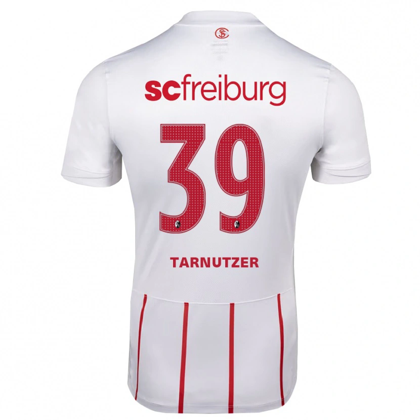 Danxen Criança Camisola Rouven Tarnutzer #39 Branco Vermelho Amarelo Alternativa 2026/27 Camisa