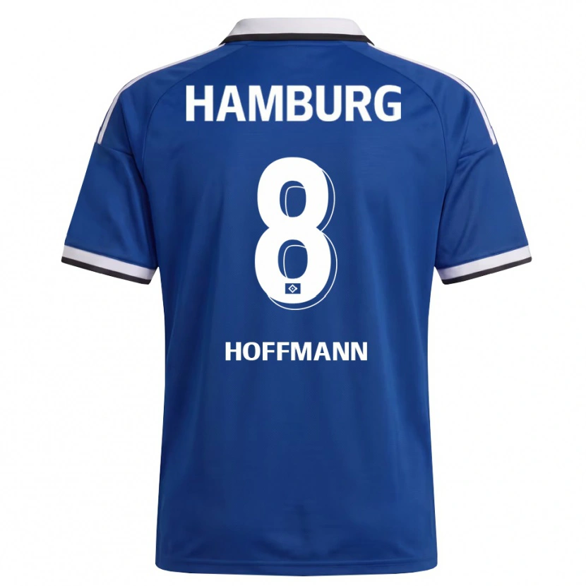 Danxen Criança Camisola Nick Hoffmann #8 Branco Azul Alternativa 2026/27 Camisa