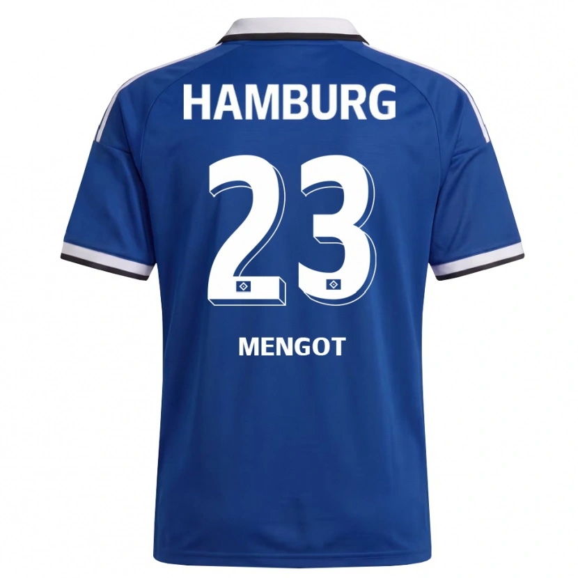 Danxen Criança Camisola Ayukayoh Mengot #23 Branco Azul Alternativa 2026/27 Camisa