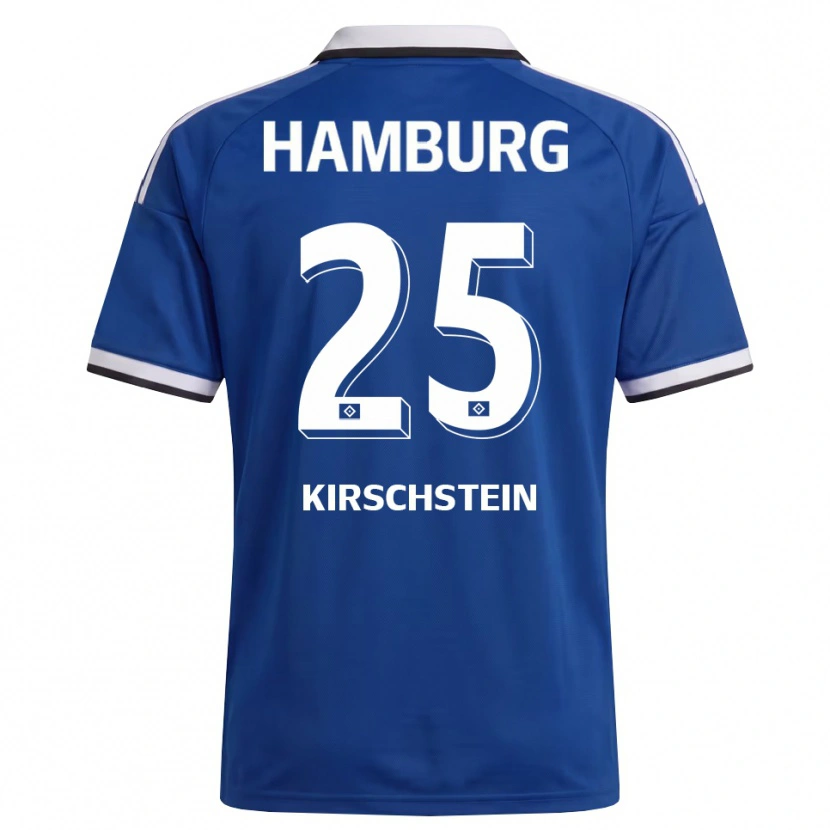 Danxen Criança Camisola Merle Kirschstein #25 Branco Azul Alternativa 2026/27 Camisa