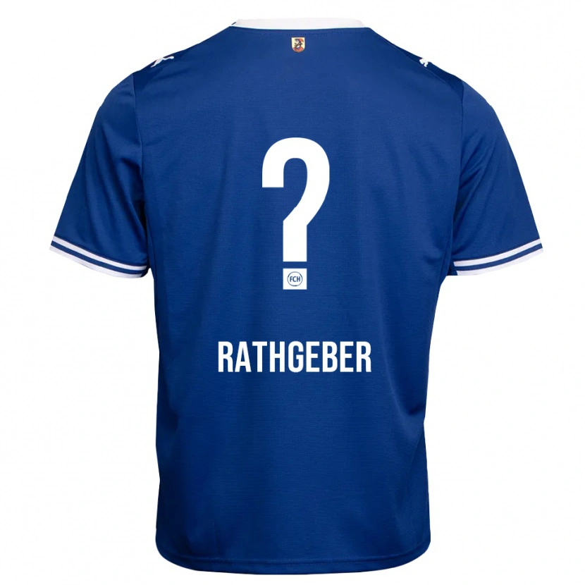 Danxen Criança Camisola Bernd Rathgeber #0 Azul Real Branco Alternativa 2026/27 Camisa