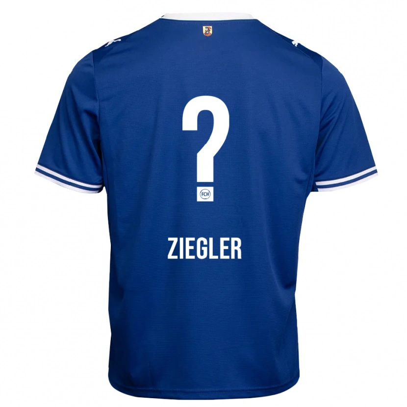 Danxen Criança Camisola Phillip Ziegler #0 Azul Real Branco Alternativa 2026/27 Camisa