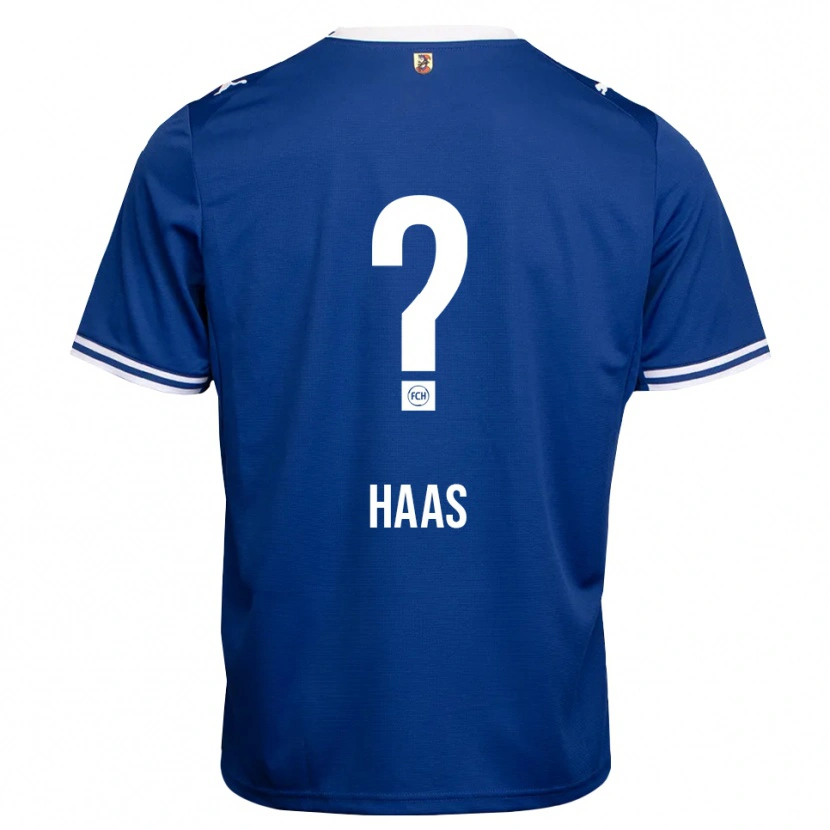 Danxen Criança Camisola Julian Haas #0 Azul Real Branco Alternativa 2026/27 Camisa