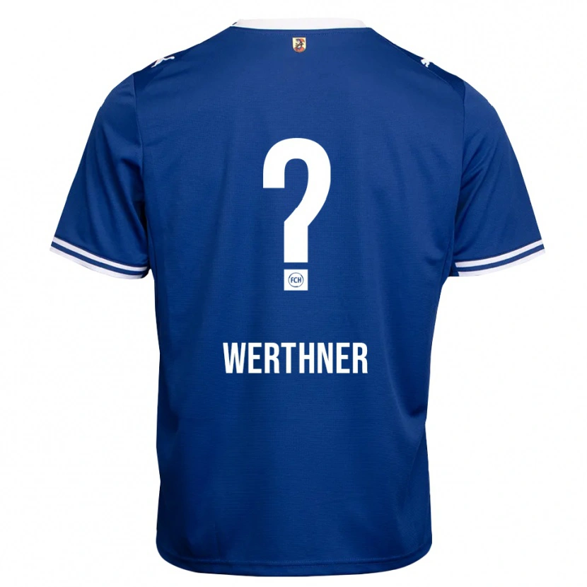 Danxen Criança Camisola Loretta Werthner #0 Azul Real Branco Alternativa 2026/27 Camisa