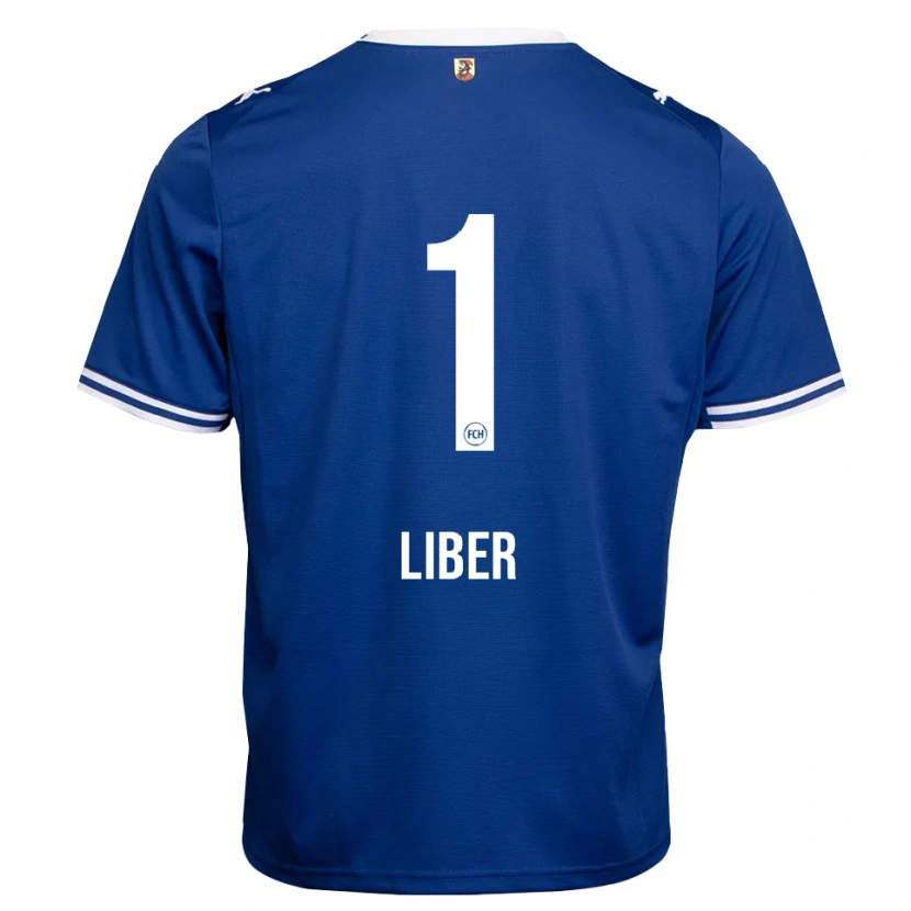 Danxen Criança Camisola Janina Liber #1 Azul Real Branco Alternativa 2026/27 Camisa