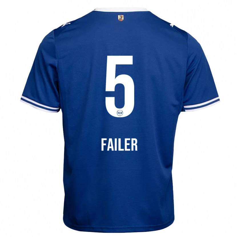 Danxen Criança Camisola Jan Failer #5 Azul Real Branco Alternativa 2026/27 Camisa