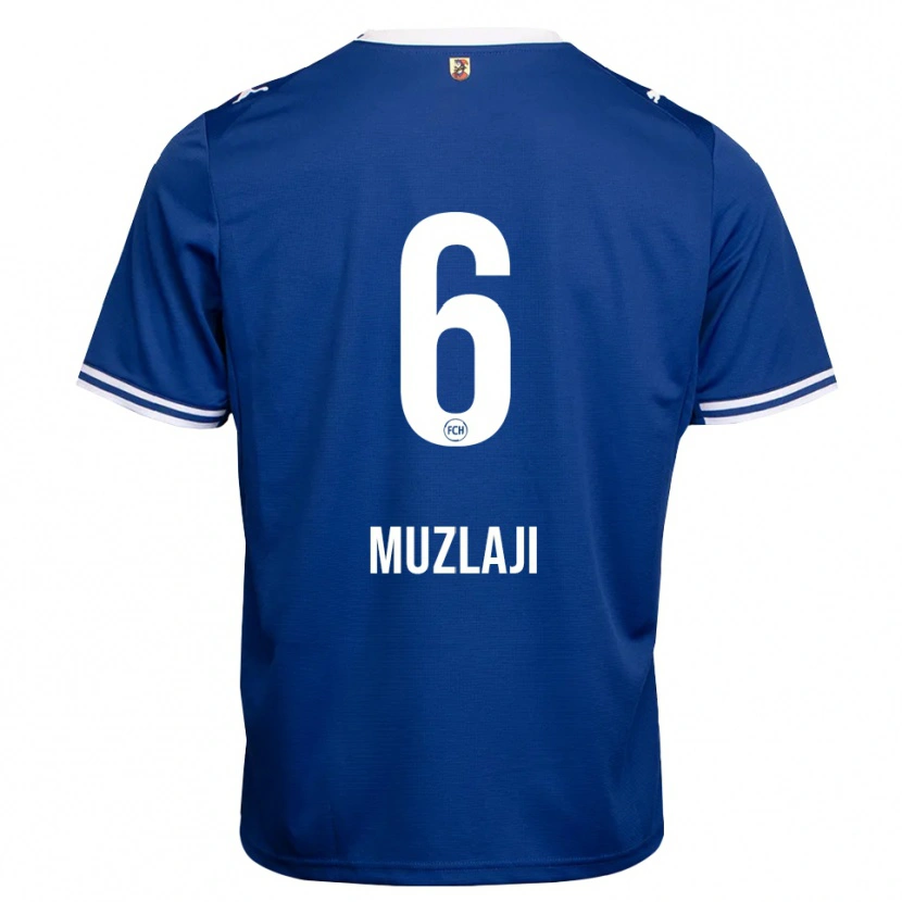 Danxen Criança Camisola Saleem Muzlaji #6 Azul Real Branco Alternativa 2026/27 Camisa