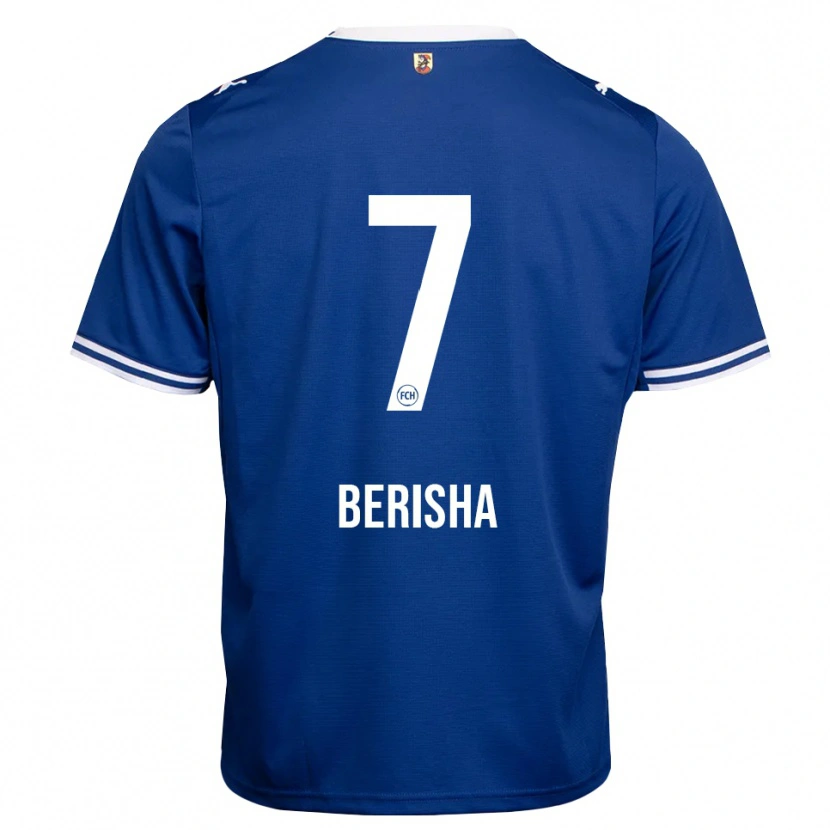Danxen Criança Camisola Imran Berisha #7 Azul Real Branco Alternativa 2026/27 Camisa