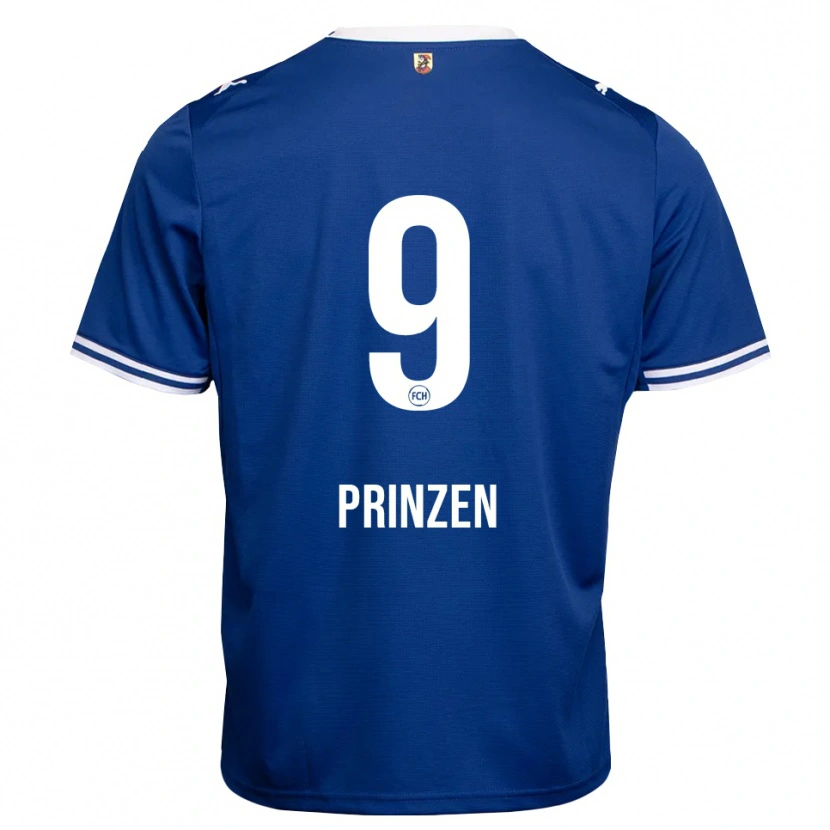 Danxen Criança Camisola Marlon Prinzen #9 Azul Real Branco Alternativa 2026/27 Camisa