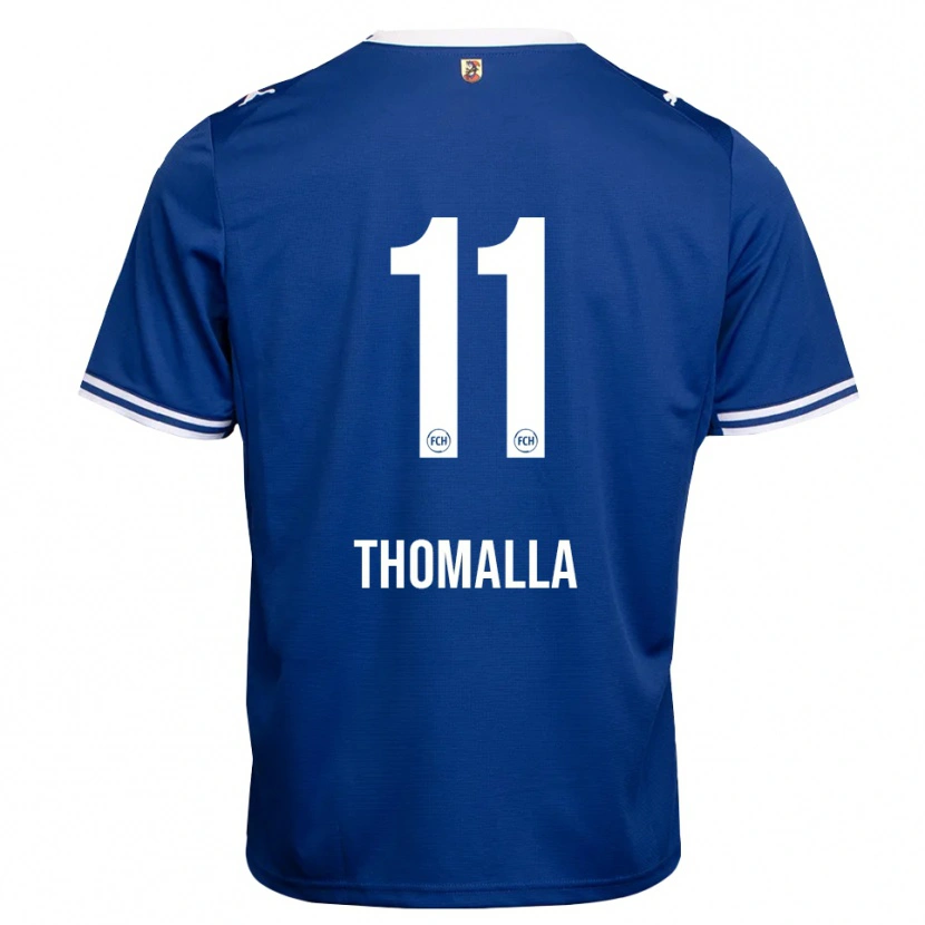 Danxen Criança Camisola Denis Thomalla #11 Azul Real Branco Alternativa 2026/27 Camisa