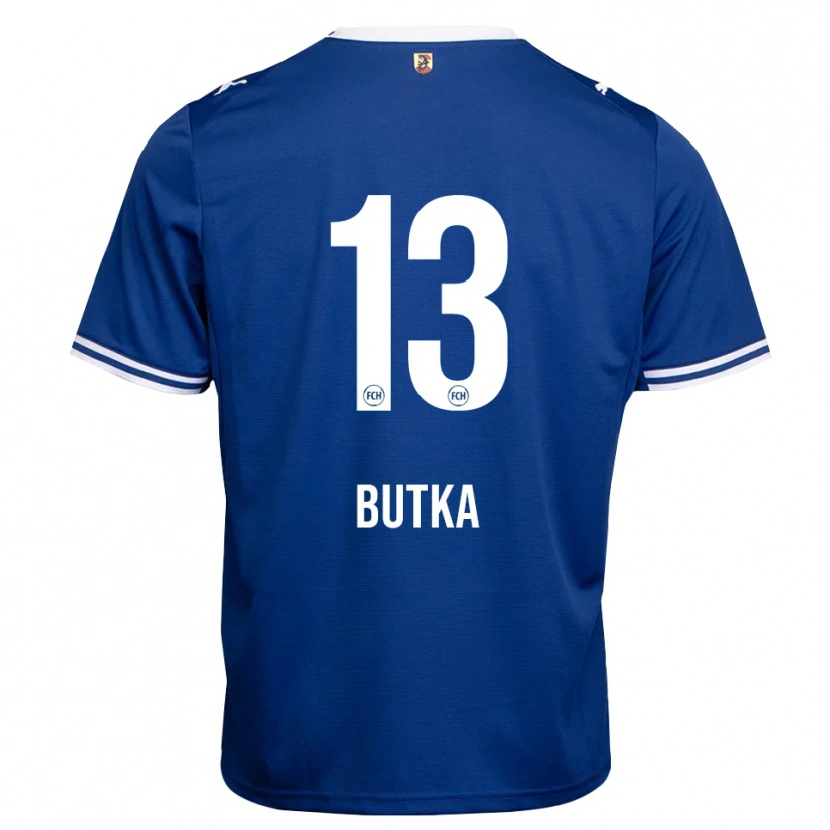 Danxen Criança Camisola Luka-Viktor Butka #13 Azul Real Branco Alternativa 2026/27 Camisa