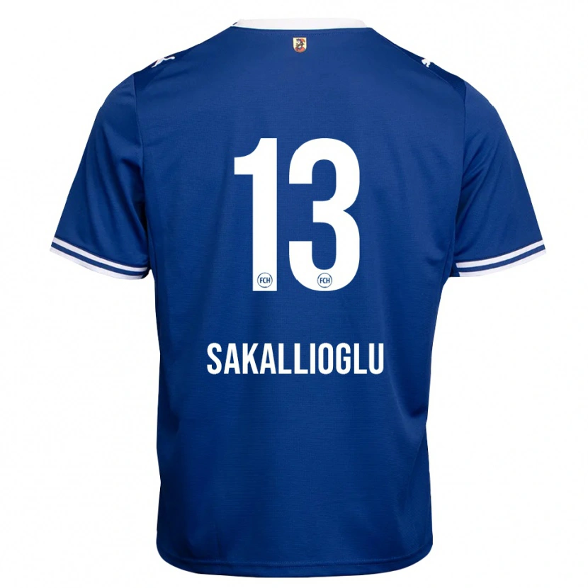 Danxen Criança Camisola Nisa Sakallioglu #13 Azul Real Branco Alternativa 2026/27 Camisa