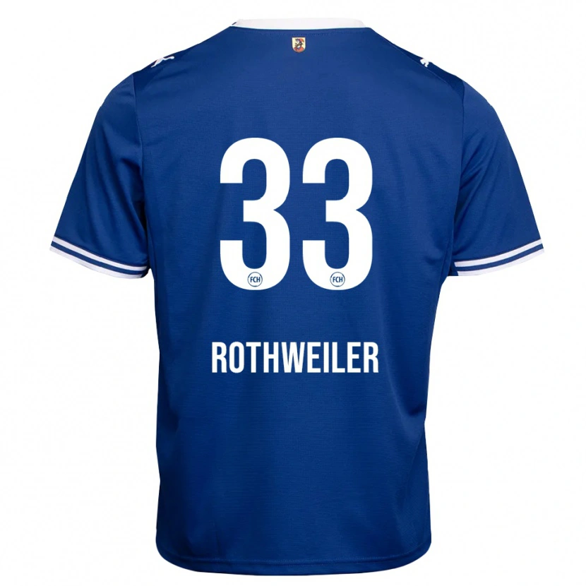 Danxen Criança Camisola Nick Rothweiler #33 Azul Real Branco Alternativa 2026/27 Camisa