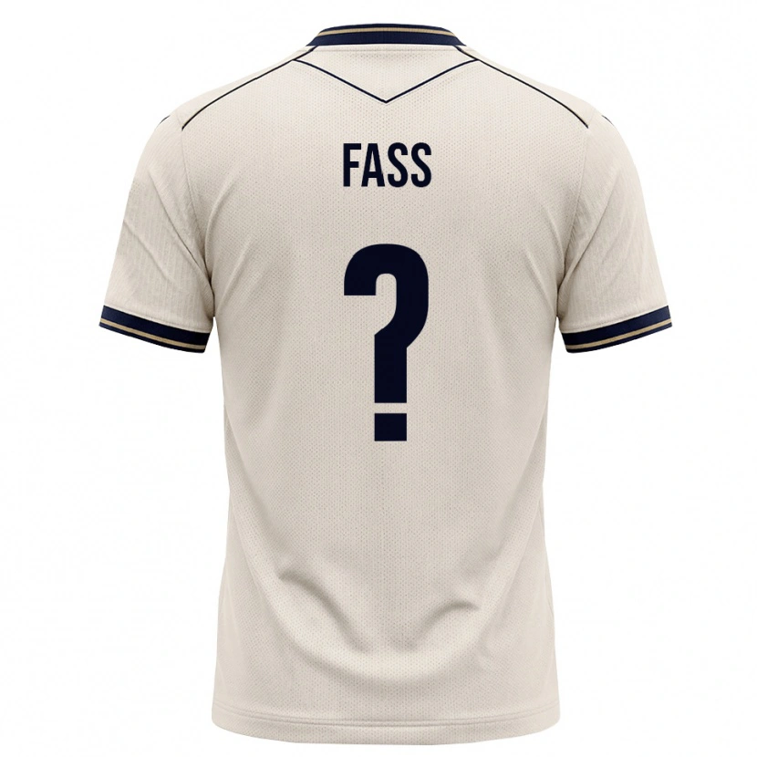 Danxen Criança Camisola Marlon Faß #0 Branco Azul Tinta Alternativa 2026/27 Camisa