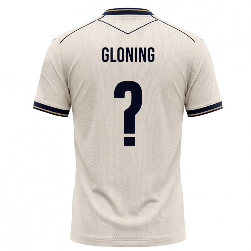 Danxen Criança Camisola Laura Gloning #0 Branco Azul Tinta Alternativa 2026/27 Camisa