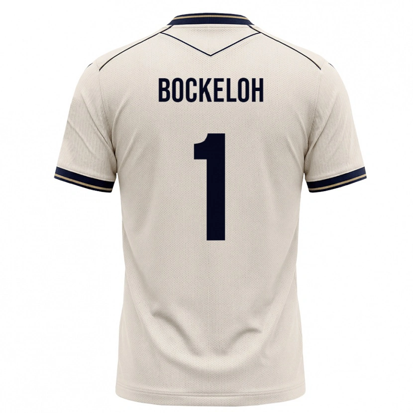 Danxen Criança Camisola Leonhard Bockeloh #1 Branco Azul Tinta Alternativa 2026/27 Camisa