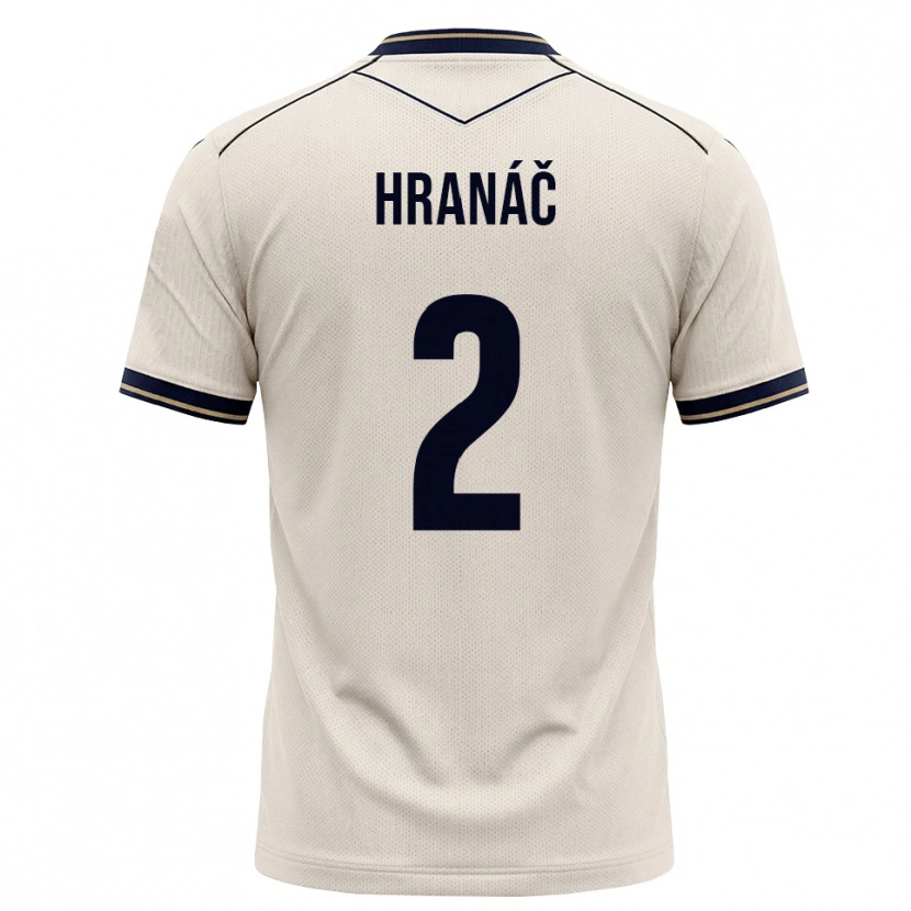 Danxen Criança Camisola Robin Hranac #2 Branco Azul Tinta Alternativa 2026/27 Camisa