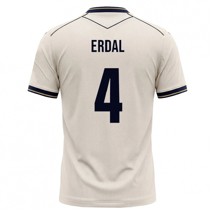 Danxen Criança Camisola İzzet Erdal #4 Branco Azul Tinta Alternativa 2026/27 Camisa