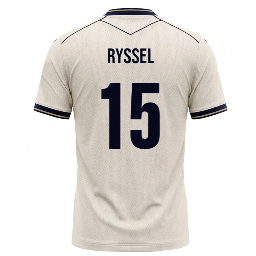 Danxen Criança Camisola Noah Ryssel #15 Branco Azul Tinta Alternativa 2026/27 Camisa