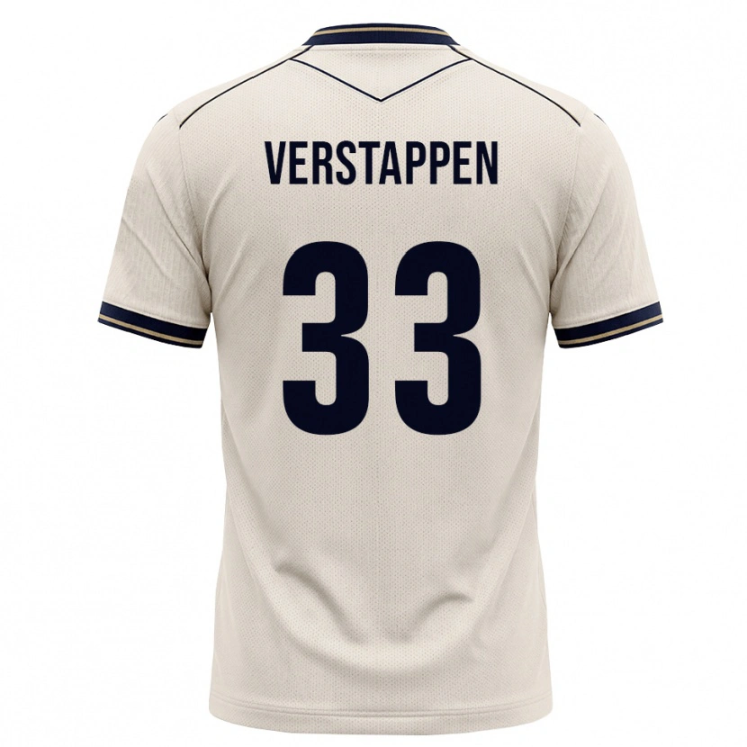 Danxen Criança Camisola Eric Verstappen #33 Branco Azul Tinta Alternativa 2026/27 Camisa