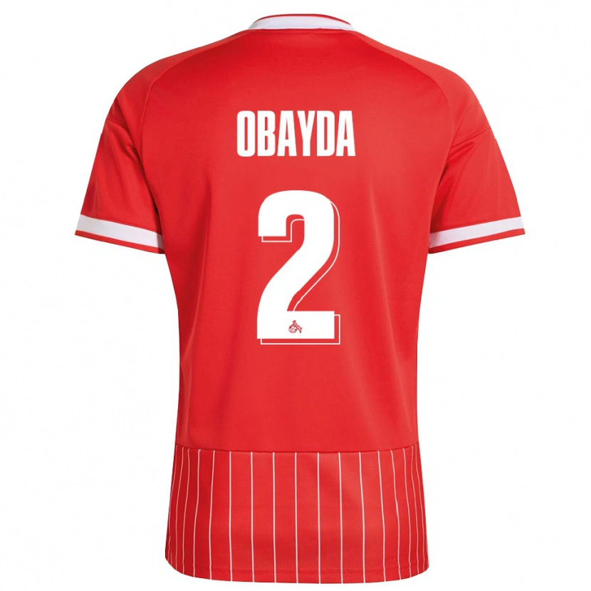 Danxen Criança Camisola Yazan Obayda #2 Vermelho Branco Verde Alternativa 2026/27 Camisa