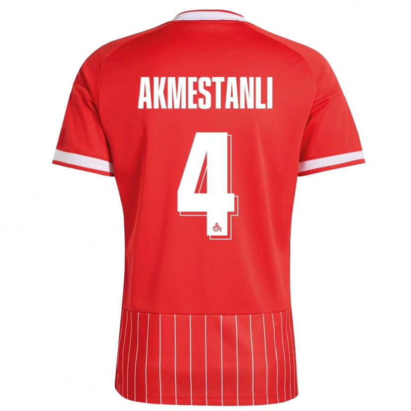 Danxen Criança Camisola Teoman Akmestanli #4 Vermelho Branco Verde Alternativa 2026/27 Camisa