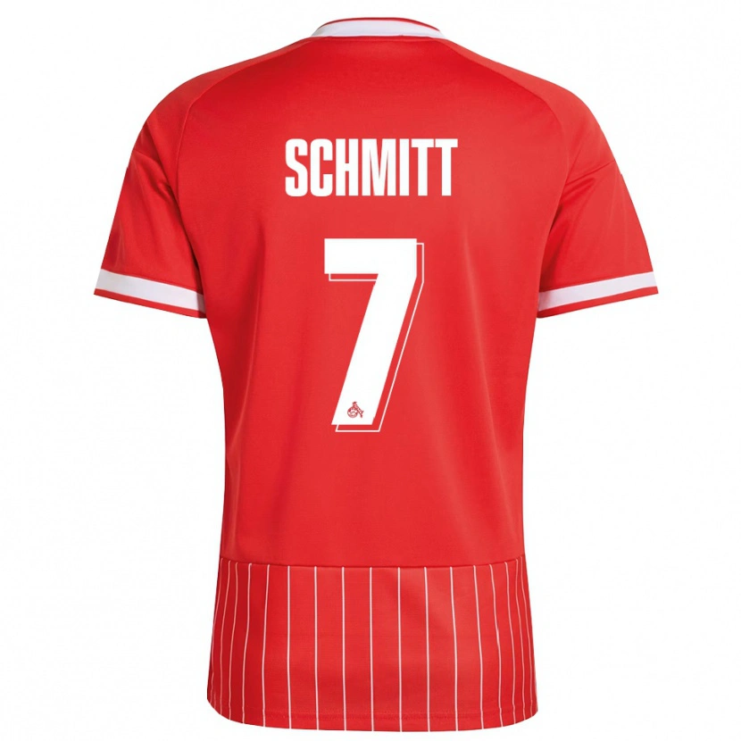 Danxen Criança Camisola Oliver Schmitt #7 Vermelho Branco Verde Alternativa 2026/27 Camisa