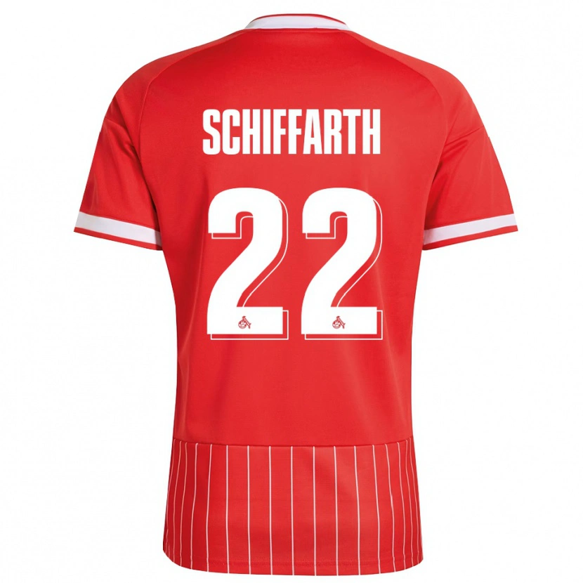 Danxen Criança Camisola Julia Schiffarth #22 Vermelho Branco Verde Alternativa 2026/27 Camisa