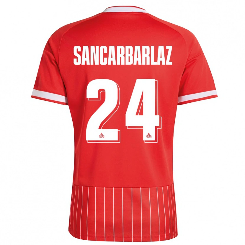 Danxen Criança Camisola Keyhan Sancarbarlaz #24 Vermelho Branco Verde Alternativa 2026/27 Camisa