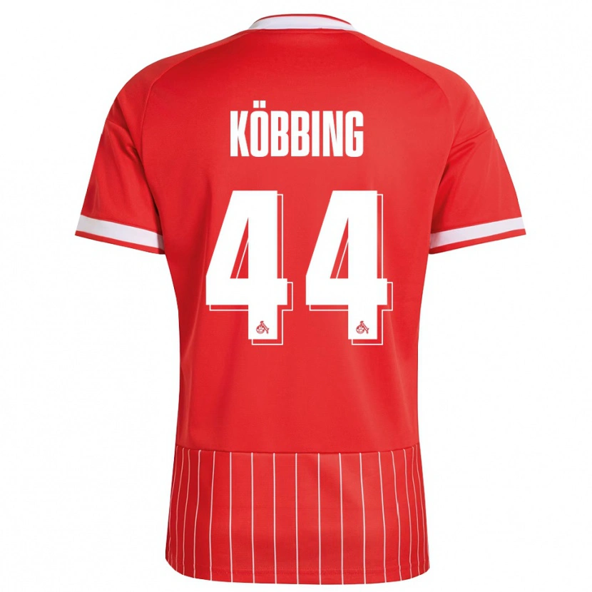 Danxen Criança Camisola Matthias Köbbing #44 Vermelho Branco Verde Alternativa 2026/27 Camisa