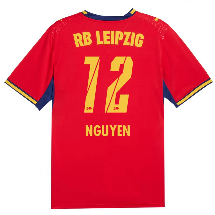 Danxen Criança Camisola Vu Nguyen #12 Vermelho Amarelo Azul Real Alternativa 2026/27 Camisa