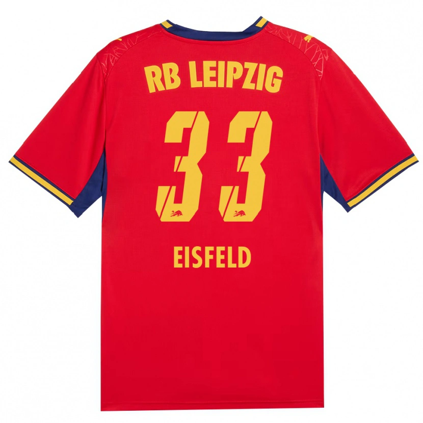 Danxen Criança Camisola Tom Eisfeld #33 Vermelho Amarelo Azul Real Alternativa 2026/27 Camisa