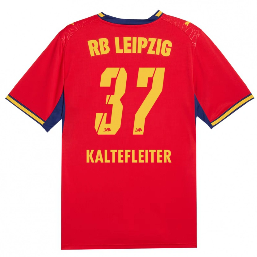 Danxen Criança Camisola Benno Kaltefleiter #37 Vermelho Amarelo Azul Real Alternativa 2026/27 Camisa