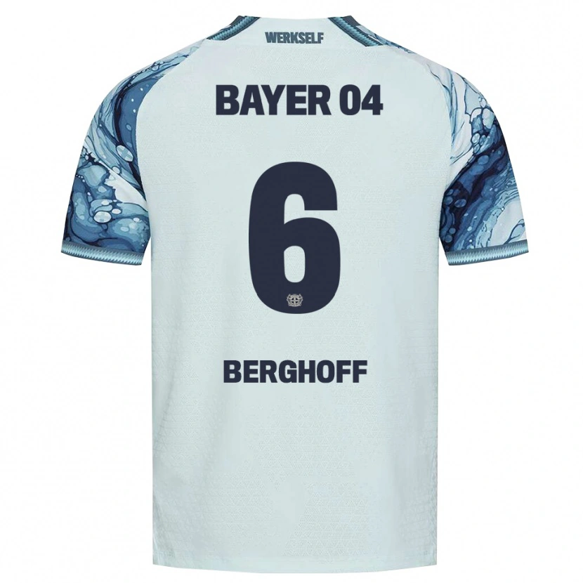 Danxen Criança Camisola Jonah Berghoff #6 Verde Escuro Preto Alternativa 2026/27 Camisa