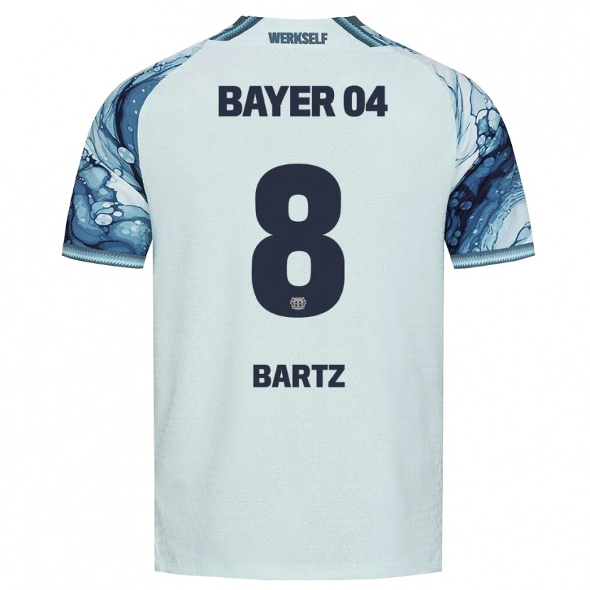 Danxen Criança Camisola Paulina Bartz #8 Verde Escuro Preto Alternativa 2026/27 Camisa