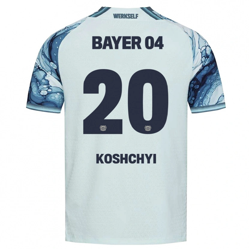 Danxen Criança Camisola Yegor Koshchyi #20 Verde Escuro Preto Alternativa 2026/27 Camisa