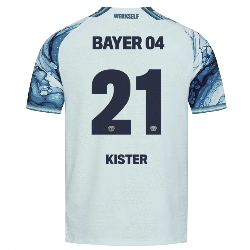 Danxen Criança Camisola Akim Kister #21 Verde Escuro Preto Alternativa 2026/27 Camisa