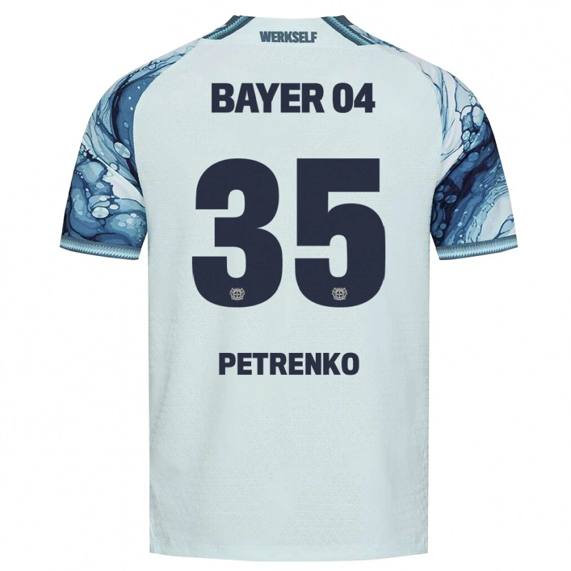 Danxen Criança Camisola Oleksandr Petrenko #35 Verde Escuro Preto Alternativa 2026/27 Camisa