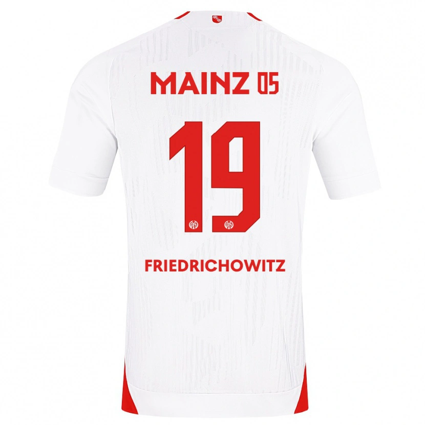 Danxen Criança Camisola Anna Friedrichowitz #19 Branco Vermelho Amarelo Alternativa 2026/27 Camisa